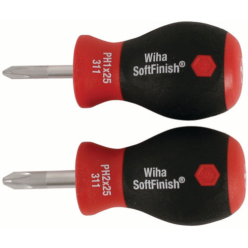 2 PC SET SOFTFINISH STUBBY PHILLIPS - Exact Tool & Supply
