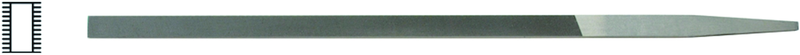8" Pillar Extra-Narrow File, Cut 1 - Exact Tool & Supply