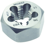 10 x 1.5 / Carbon Steel Metric Hex Die - Exact Tool & Supply