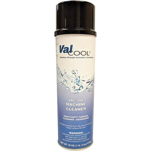 ValCool - 20 oz Can Cleaner/Degreaser - Aerosol, Water-Based, Unscented - Exact Tool & Supply