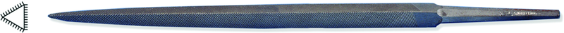 8" Three-Square File, Cut 1 - Exact Tool & Supply