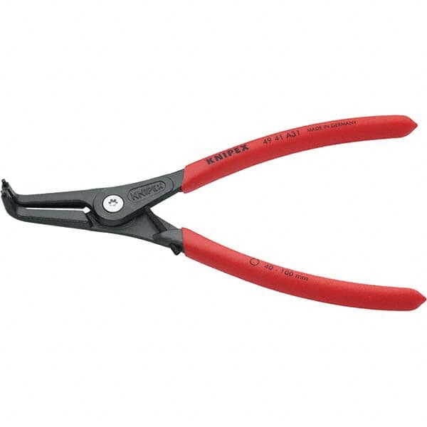 Knipex - Retaining Ring Pliers Type: External Ring Size: 1-37/64" - 3-15/16" - Exact Tool & Supply