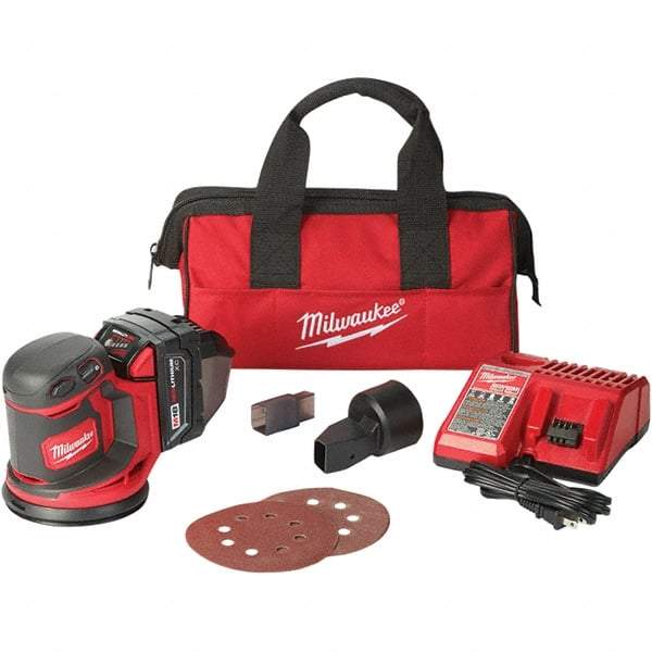 Milwaukee Tool - Electric Orbital Sanders Sander Type: Cordless Random Orbital Random Orbit: Yes - Exact Tool & Supply