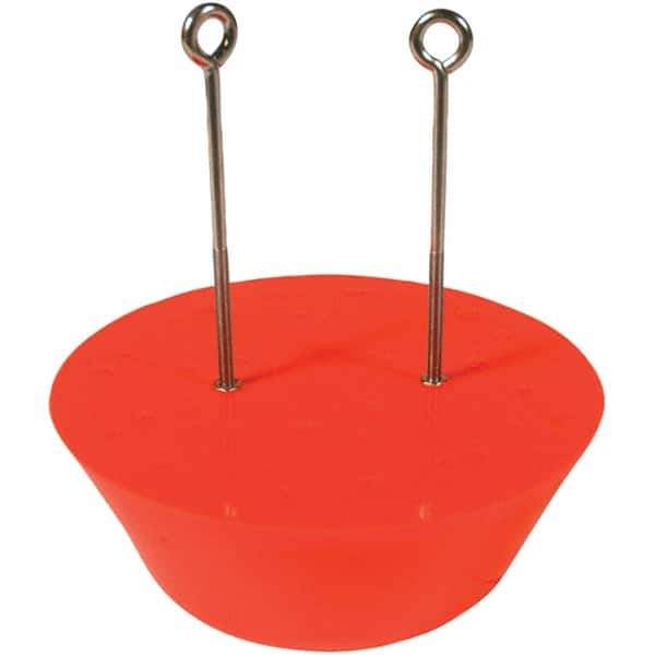 UltraTech - 13-1/2" Long x 1' Wide, Polyurethane Drain Plug - 12" Diam, Orange, Use for Spill Response - Exact Tool & Supply