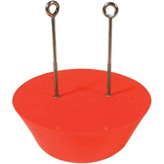UltraTech - 13-1/2" Long x 1' Wide, Polyurethane Drain Plug - 12" Diam, Orange, Use for Spill Response - Exact Tool & Supply