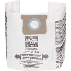 Ridgid - Vacuum Cleaner Bags Bag Type: Dust Collection Bag Vacuum Tank Capacity: 10.00 Gal - Exact Tool & Supply