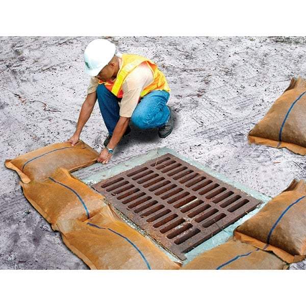UltraTech - 750' Long" x 19" Wide Gravel Bag - Orange Geotextile, For Stormwater - Exact Tool & Supply