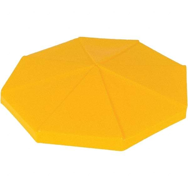 UltraTech - 3-1/2" High x 25" Diam, Polyethylene, Manual Closing Funnel Cover - Exact Tool & Supply