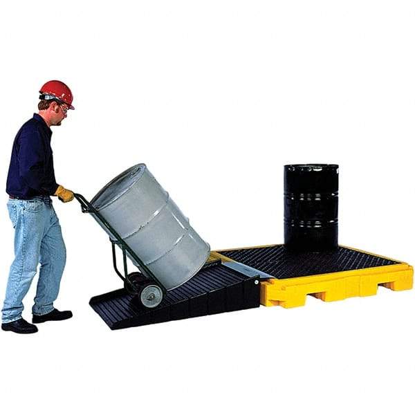 UltraTech - Ramps for Spill Containment Height (Inch): 8-51/64 Length (Inch): 55-1/2 - Exact Tool & Supply