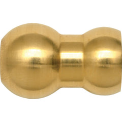 Loc-Line - Coolant Hose Adapters, Connectors & Sockets; Type: Adapter ; Hose Inside Diameter (Inch): 1/4 ; Thread Type: NonThreaded ; Connection Type: 14mm Ball Spherical (Fish Eye) ; Body Material: Brass ; Maximum Flow Rate (GPM): 4.17 - Exact Tool & Supply