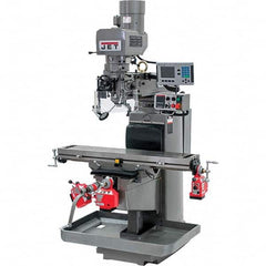 Jet - 42 x 9" 230V Electronic Variable Speed Control 3 Phase Knee Milling Machine - Exact Tool & Supply