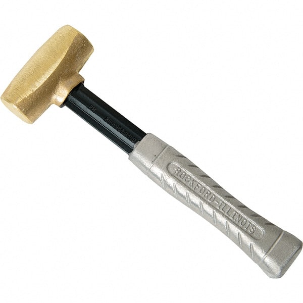 American Hammer - 3 Lb Nonsparking Aluminum Hammer - Exact Tool & Supply