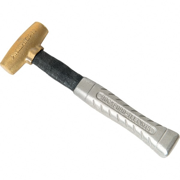 American Hammer - 3 Lb Head, 12" Long Soft Steel Safety Sledge Hammer - Exact Tool & Supply