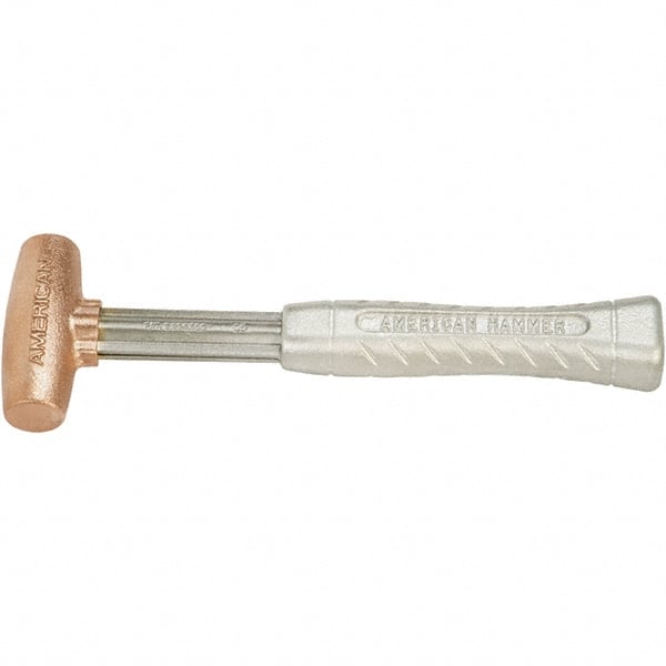 American Hammer - 1-1/2 Lb Nonsparking Copper Hammer - Exact Tool & Supply