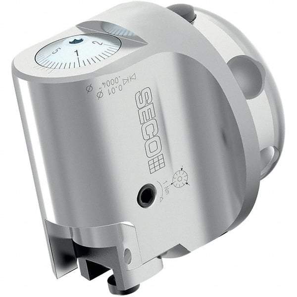 Seco - 60mm Body Diam, Manual Fine Boring Head - 65mm to 87mm Bore Diam, 65mm Bar Hole Diam - Exact Tool & Supply