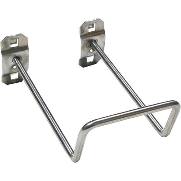 NMC - 5" Long Double Closed End Loop Pegboard Hook - 5" Projection, 80° Bend, Steel - Exact Tool & Supply