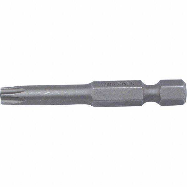 Wiha - T6 Power Bit - 1/4" Drive, 2" OAL - Exact Tool & Supply