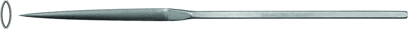 5-1/2" Escapement File, Crossing, Cut 2 - Exact Tool & Supply