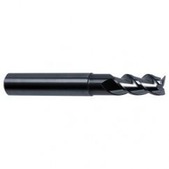 1" Dia. - 4" OAL - 45° Helix Bright Carbide End Mill - 3 FL - Exact Tool & Supply
