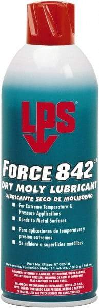 LPS - 11 oz Aerosol Dry Film with Moly Lubricant - Dark Gray, 0°F to 842°F - Exact Tool & Supply