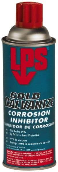 LPS - 14 oz Zinc Cold Galvanizing Compound - Comes in Aerosol - Exact Tool & Supply