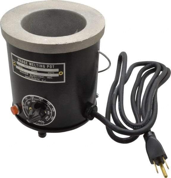 WAAGE - 1 Pint, 3" Deep, 150 to 450°F, Dip Coat Pot - 3-1/2" ID, 115 Volts, 400 Watts - Exact Tool & Supply