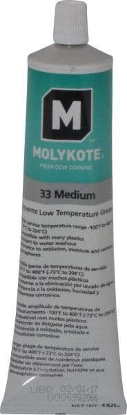 Dow Corning - 5.3 oz Tube Lithium Low Temperature Grease - Pink, Low Temperature, 400°F Max Temp, NLGIG 2, - Exact Tool & Supply