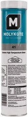 Dow Corning - 14.1 oz Cartridge Lithium High Temperature Grease - Black, High Temperature, 550°F Max Temp, NLGIG 2, - Exact Tool & Supply