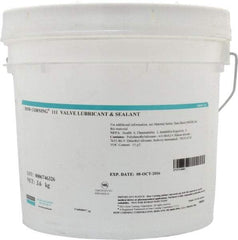 Dow Corning - 8 Lb Can Silicone/Moly Lubricant - White/Light Gray, -40°F to 392°F, Food Grade - Exact Tool & Supply