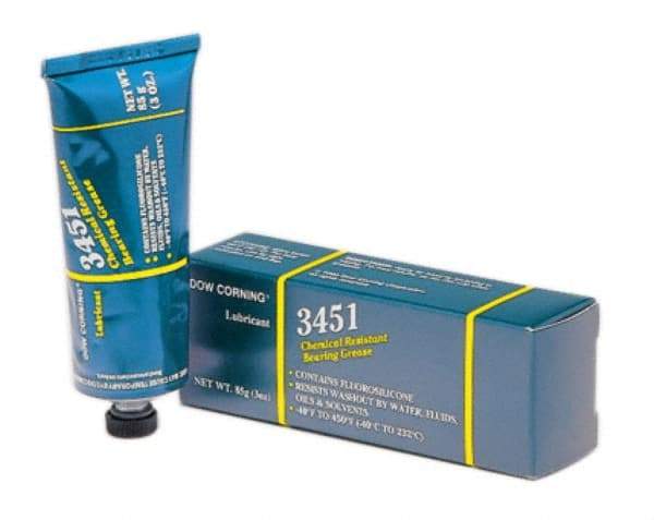 Dow Corning - 40 Lb Pail Fluorosilicone High Temperature Grease - White, High Temperature, NLGIG 2, - Exact Tool & Supply