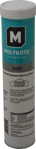 Dow Corning - 19.4 oz Cartridge Fluorosilicone High Temperature Grease - White, High Temperature, NLGIG 2, - Exact Tool & Supply