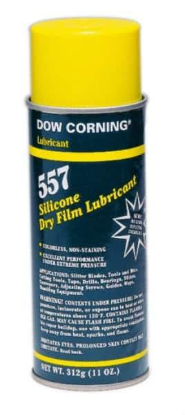 Dow Corning - 16 oz Aerosol Dry Film Moly/Silicone Lubricant - Clear, -40°F to 110°F - Exact Tool & Supply