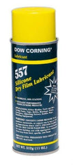 Dow Corning - 16 oz Aerosol Dry Film Moly/Silicone Lubricant - Clear, -40°F to 110°F - Exact Tool & Supply