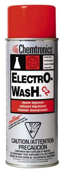 Chemtronics - 12 Ounce Aerosol Electrical Grade Cleaner/Degreaser - 17 kV Dielectric Strength, Nonflammable, Plastic Safe - Exact Tool & Supply