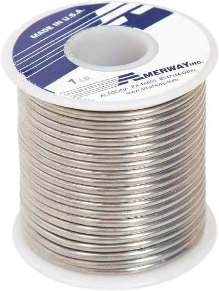Made in USA - 1/8 Inch Diameter, 97SN/3CU, Lead Free Solder - 1 Lb., 10 Gauge - Exact Tool & Supply