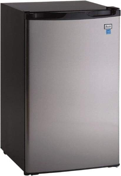 Avanti - Refrigerators Capacity: 4.4 Cu Ft Color: Stainless Steel/Black - Exact Tool & Supply