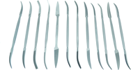 12 Piece 7" Riffler File Set, 0 Cut - Exact Tool & Supply