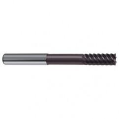 1/2" Dia. - 4-1/2" OAL - 55° Helix Firex Carbide End Mill - 6 FL - Exact Tool & Supply