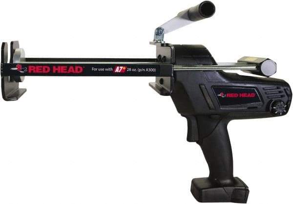 Red Head - 30 oz Full Barrel Battery Caulk/Adhesive Dispensing Tool - Use with A7P-28, C6P-30, G5P-30 - Exact Tool & Supply
