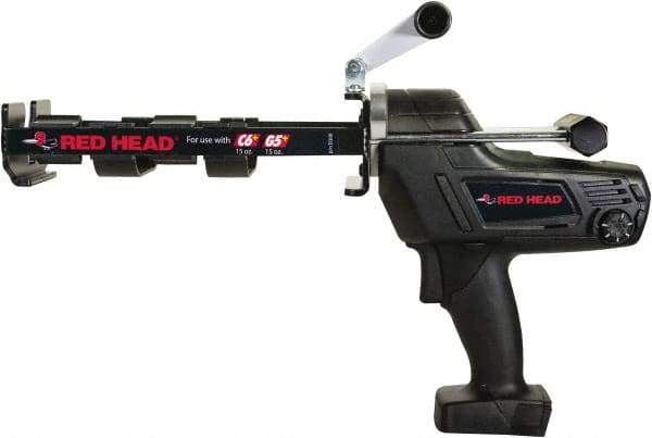 Red Head - 15 oz Full Barrel Battery Caulk/Adhesive Dispensing Tool - Use with C6P-15, G5P-15 - Exact Tool & Supply