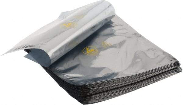 Value Collection - 10" Long x 8" Wide, 3 mil Thick, Clear Metalized Static Shield Bag - Metal-In - Exact Tool & Supply
