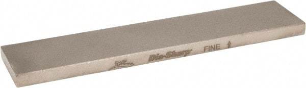 DMT - 4" Long x 0.88" Wide x 0.19" Thick, Diam ond Sharpening Stone - Rectangle, Fine Grade - Exact Tool & Supply