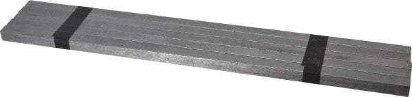 Made in USA - 12" Long x 3/8" High x 3/8" Wide, Over/Undersized Key Stock - 1090/1095 Steel - Exact Tool & Supply
