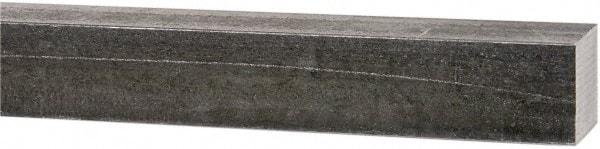 Made in USA - 12" Long x 1" High x 1" Wide, Over/Undersized Key Stock - 1090/1095 Steel - Exact Tool & Supply