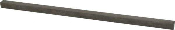 Made in USA - 12" Long x 7/16" High x 7/16" Wide, Undersized Key Stock - 18-8 Stainless Steel - Exact Tool & Supply