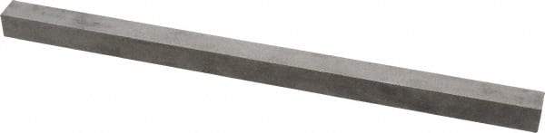 Made in USA - 12" Long x 5/8" High x 5/8" Wide, Undersized Key Stock - 18-8 Stainless Steel - Exact Tool & Supply