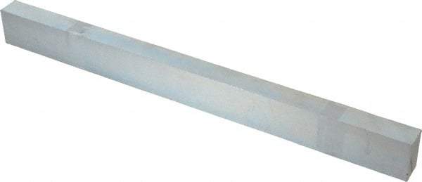 Made in USA - 12" Long, Zinc-Plated Oversized Key Stock - C1045 Steel - Exact Tool & Supply