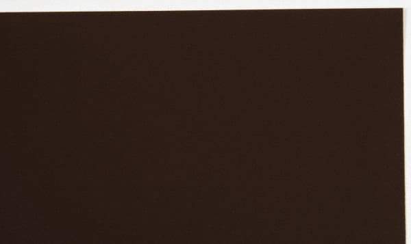 Made in USA - 1 Piece, 20" Wide x 20" Long Plastic Shim Stock Sheet - Brown, ±10% Tolerance - Exact Tool & Supply