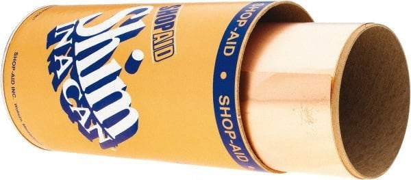 Made in USA - 100 Inch Long x 6 Inch Wide x 0.001 Inch Thick, Roll Shim Stock - Copper - Exact Tool & Supply
