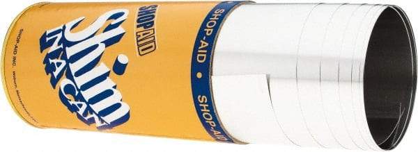 Made in USA - 100 Inch Long x 6 Inch Wide x 0.01 Inch Thick, Roll Shim Stock - Aluminum - Exact Tool & Supply